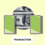 Isometric image of online money transfer via mobile phones on light background